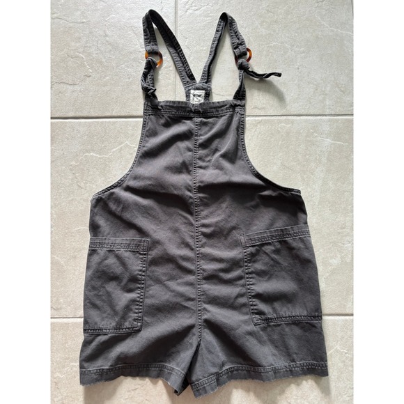 Aerie Black Denim Romper - Picture 3 of 7